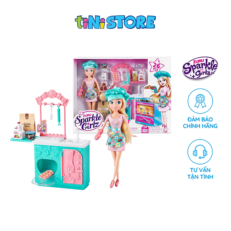 Bộ Đồ Chơi Búp Bê Làm Bánh Sparkle Girlz Chính hãng Giá rẻ
