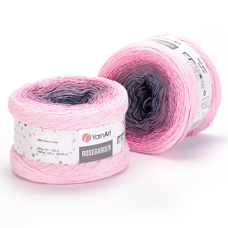 Len Sợi Rosegarden - Nhập khẩu từ chính hãng Yarnart - 100% Cotton - 250gram dài 1000m