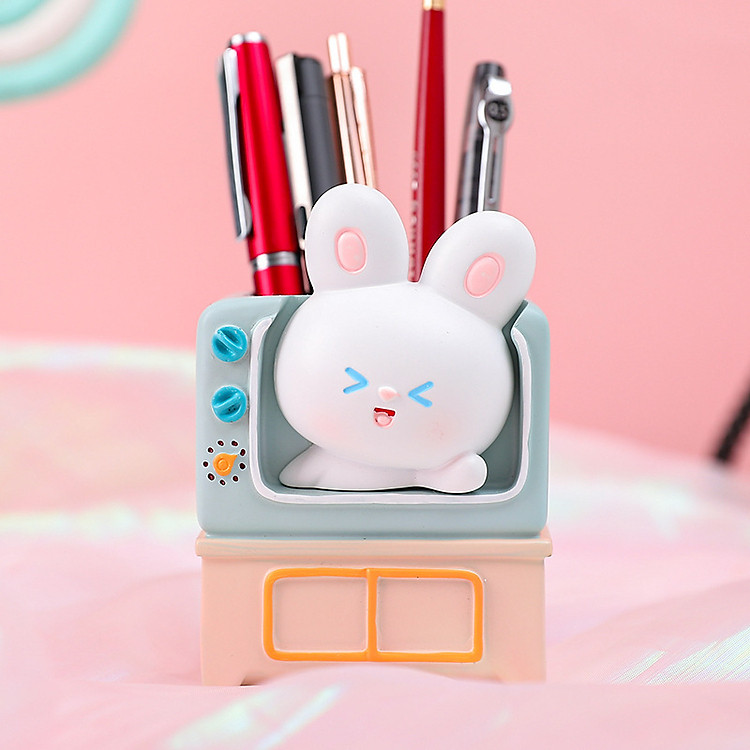 Ống Cắm Bút Thỏ Mori (Xanh) - Ảnh 2