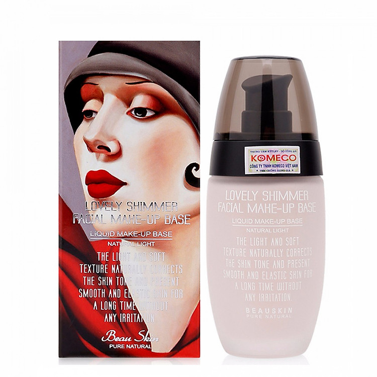 Kem Lót Hàn Quốc Mỏng Mịn Giữ Lớp Trang Điểm Bám Lâu Beauskin Lovely Shimmer Facial Makeup Base, Hàn Quốc 45ml