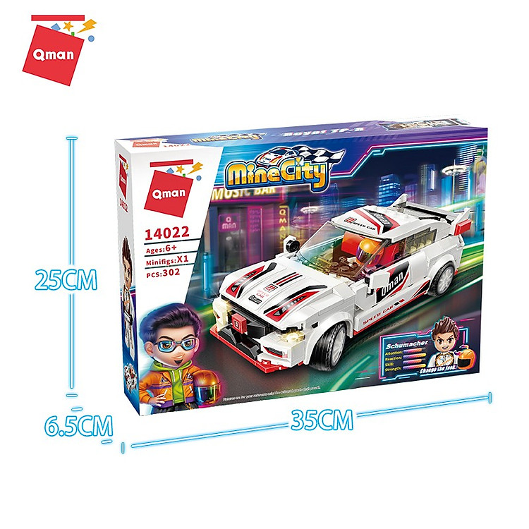 Đồ Chơi Xếp Hình Xe Đua cho Bé Chính hãng Giá tốt - Hình ảnh 2