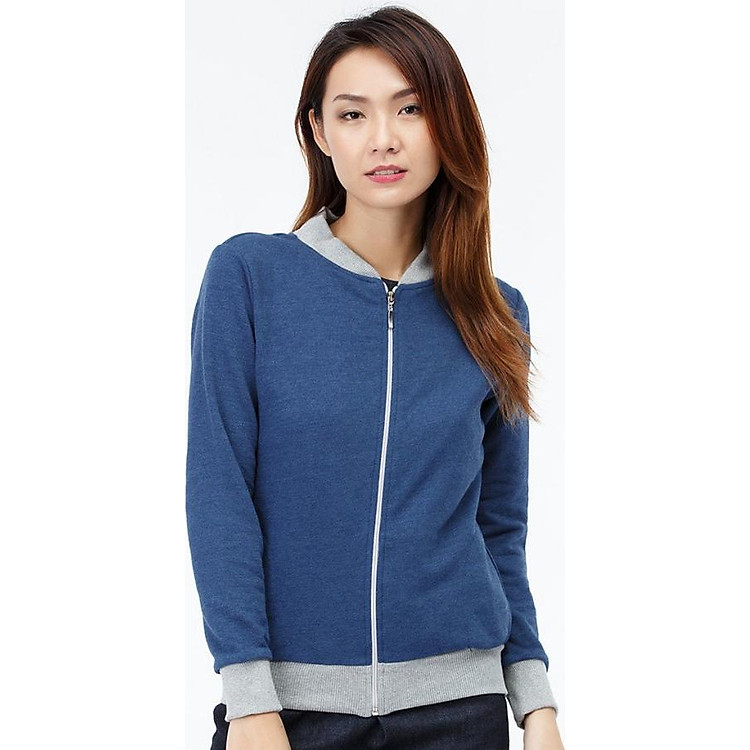 Combo 2 áo khoác đôi nam nữ bomber Phúc An 4014_XanhDenAoDoi