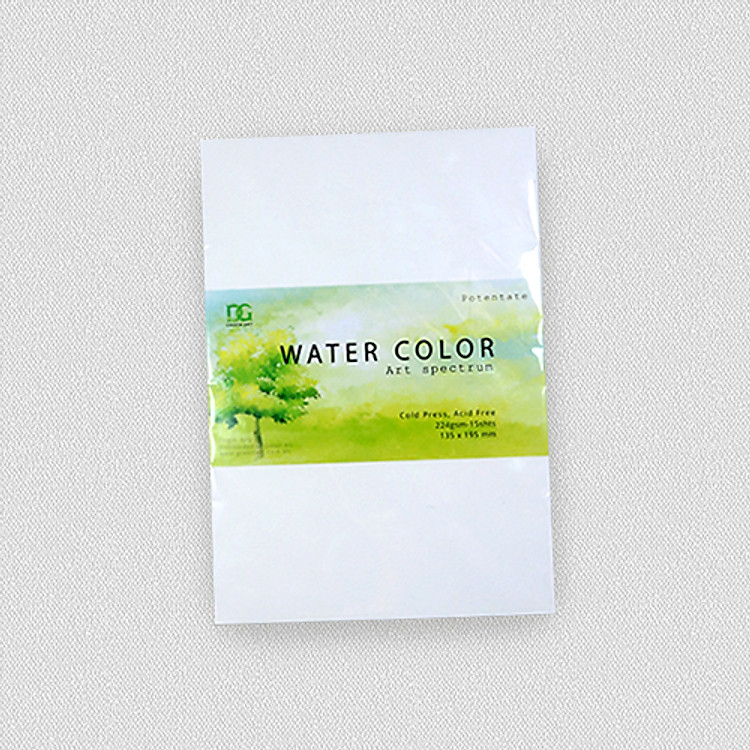 Giấy Vẽ Màu Nước A5 (15 tờ, 260gsm)