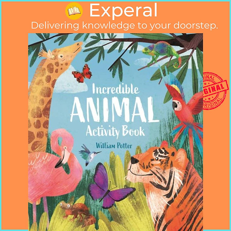 Sách - Incredible Animal Activity Book by Stephanie Fizer (UK edition, paperback)