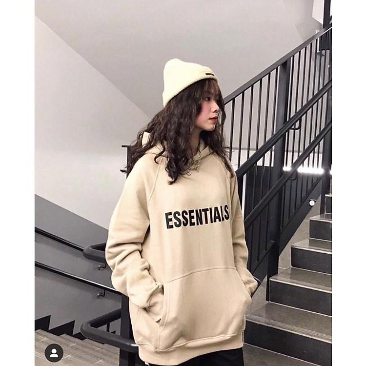 Áo Hoodie Essen Chất Nỉ Tăm Không Xù Form Unisex FREESIZE nam Nữ Ulzzang