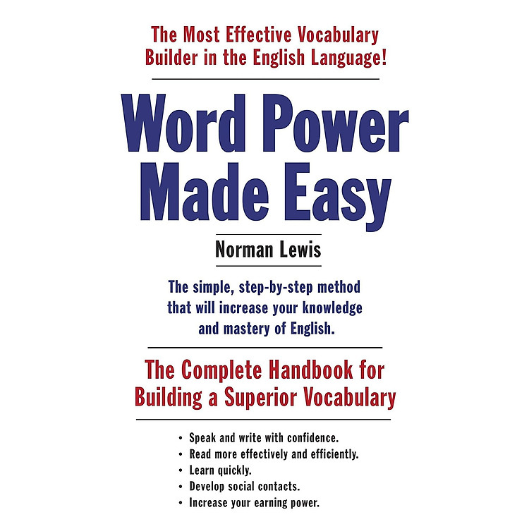 Sách Word Power Made Easy: The Complete Handbook for Building a Superior Vocabulary