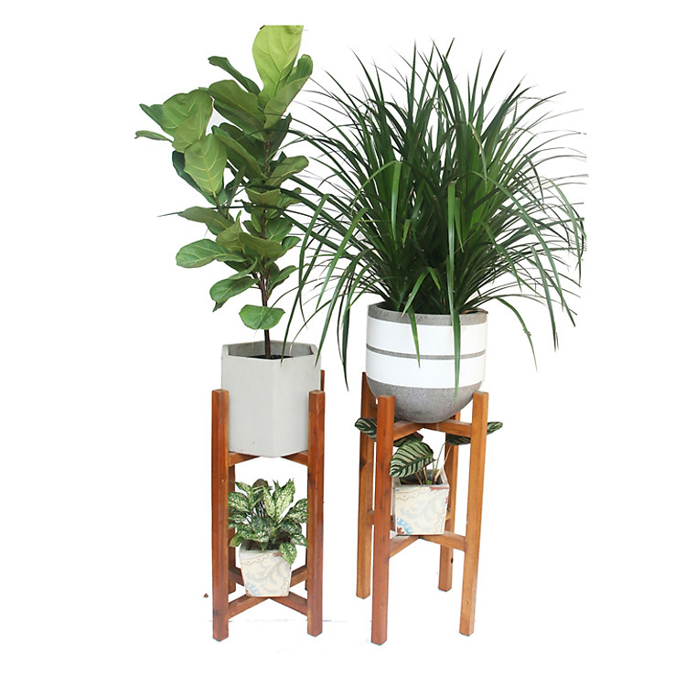 Đôn lót chậu cây 2 tầng GREENHOME