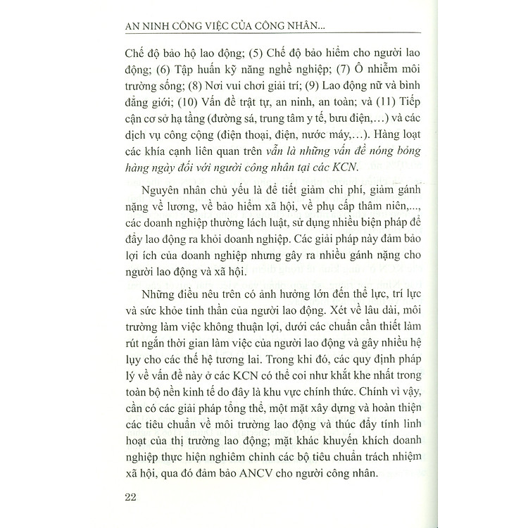 An Ninh Công Việc Của Công Nhân Tại Các Khu Công Nghiệp Vùng Kinh Tế Trọng Điểm Bắc Bộ - Trường Hợp Tỉnh Bắc Ninh - Ảnh 7