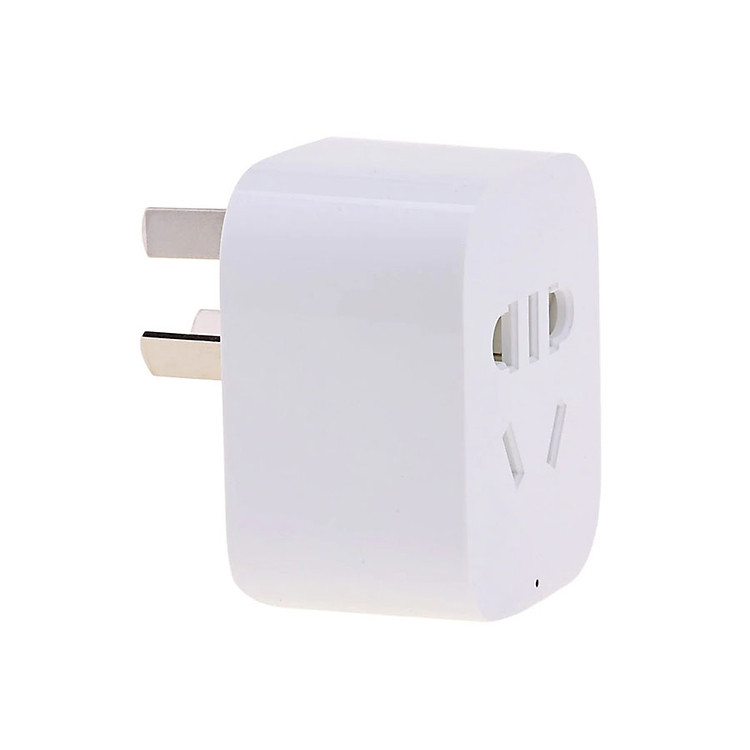 Ổ cắm điện thông minh Xiaomi Power Socket kết nối wifi có thể bật tắt tự động, điều khiển từ xa thông qua smartphone - Hàng nhập khẩu