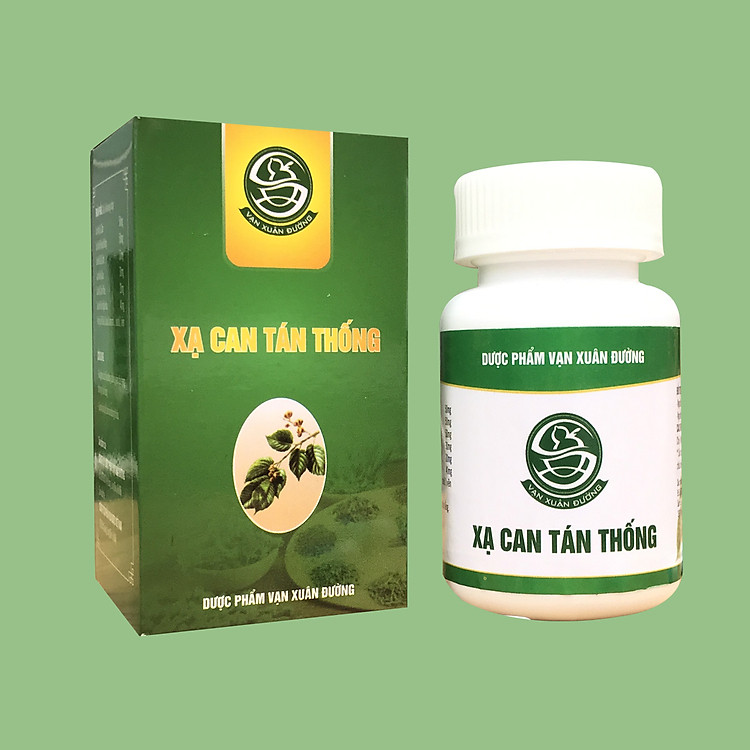 Viên uống hỗ trợ điều trị viêm họng Xạ Can Tán Thống (hỗ trợ điều trị viêm họng hạt, viêm amidan cấp và mãn tính, đau rát họng)