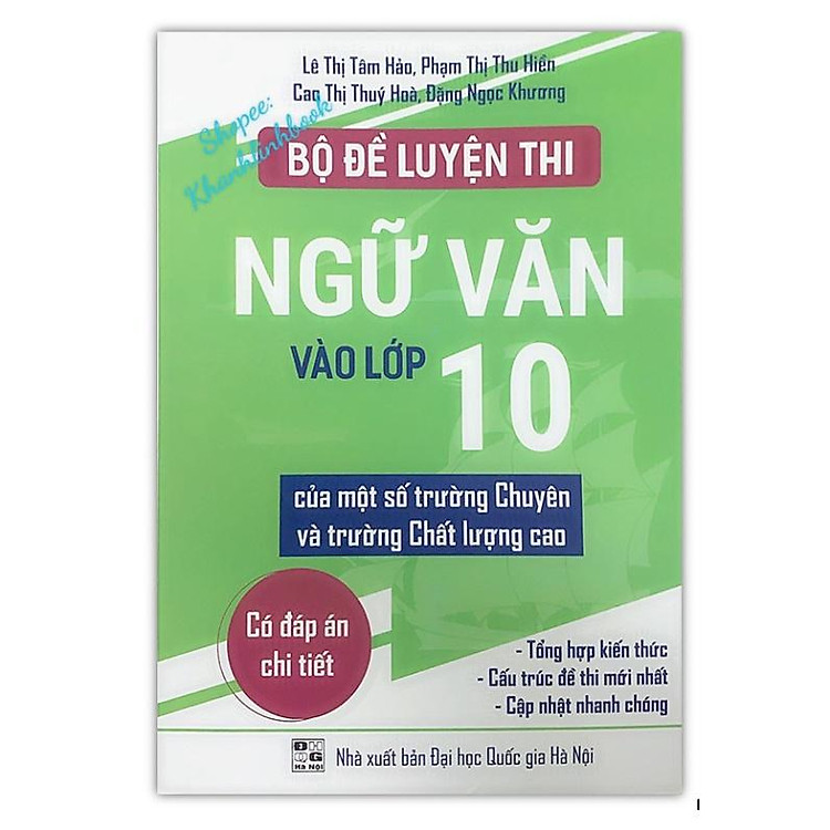 Bộ đề luyện thi Ngữ Văn vào lớp 10