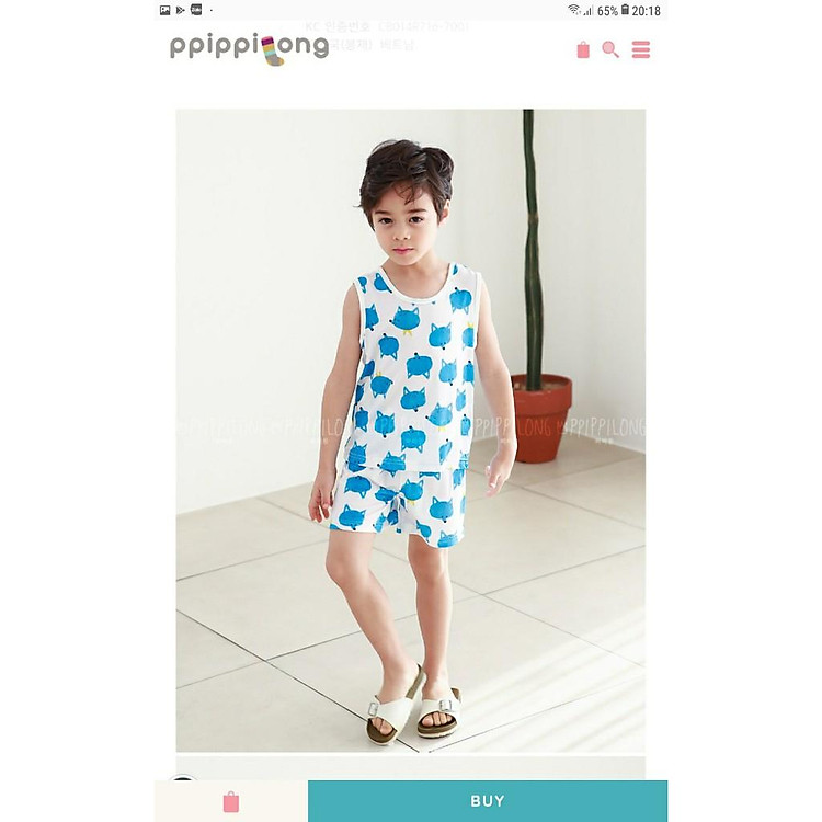 Bộ thun lạnh bé trai/bé gái xuất Hàn Size 100-110-120