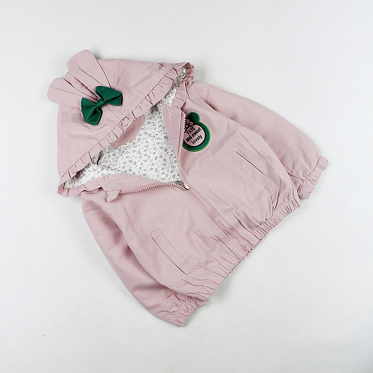 Áo khoác Quảng Châu hồng cho bé gái + tặng kèm 1 nhẫn phong thuỷ R03005