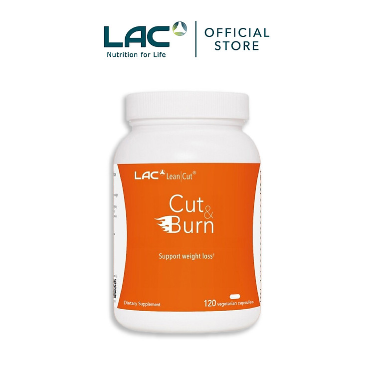 VIÊN UỐNG HỖ TRỢ ĐỐT CHÁY MỠ VÀ CẮT GIẢM CALO LAC LEANCUT CUT & BURN (120 VIÊN)
