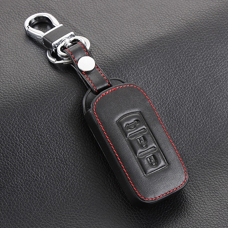 Bao da chìa khóa cao cấp dành cho xe Mitsu Xpander kèm móc khóa mẫu RO