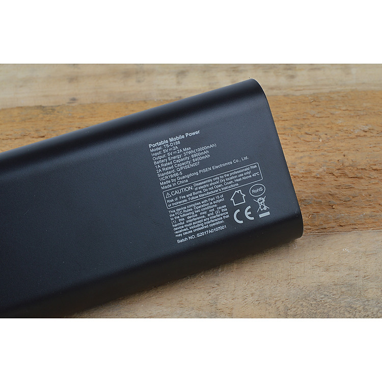 Pin Sạc Dự Phòng Pisen Portable 10000mAh - Hàng Chính Hãng
