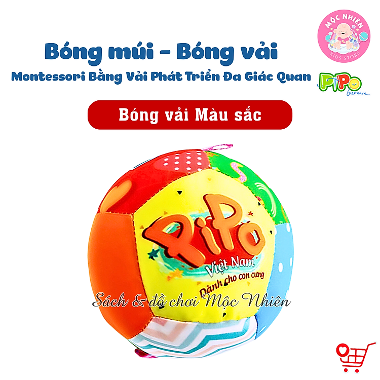 Bóng Múi Montessori Vải Cho Trẻ Sơ Sinh Chính hãng Ưu đãi