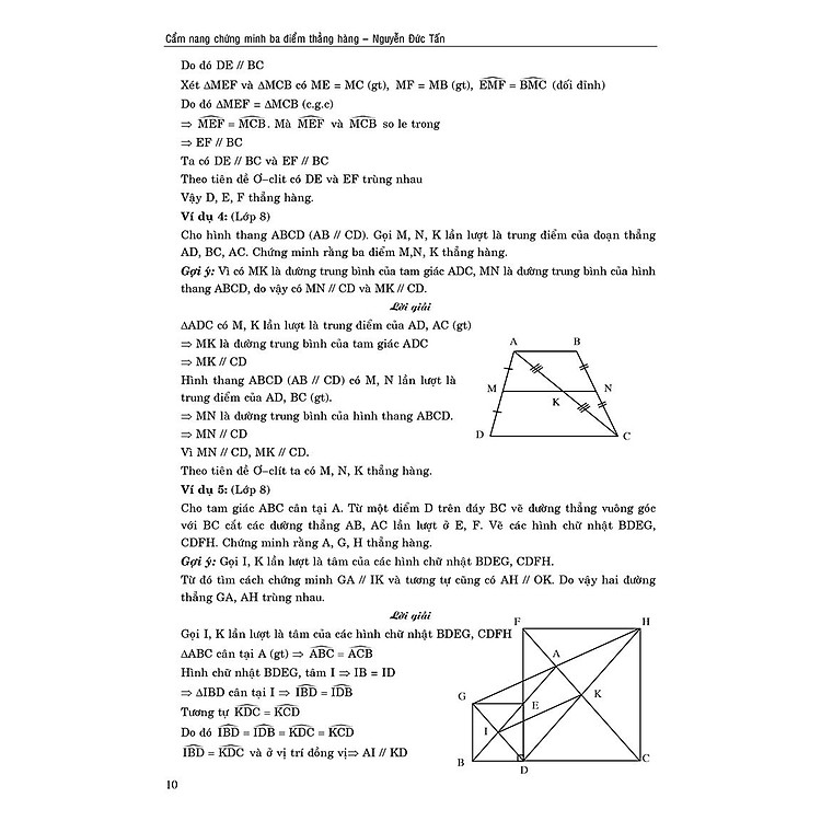 Cẩm Nang Chứng Minh Ba Điểm Thẳng Hàng - Ảnh 6