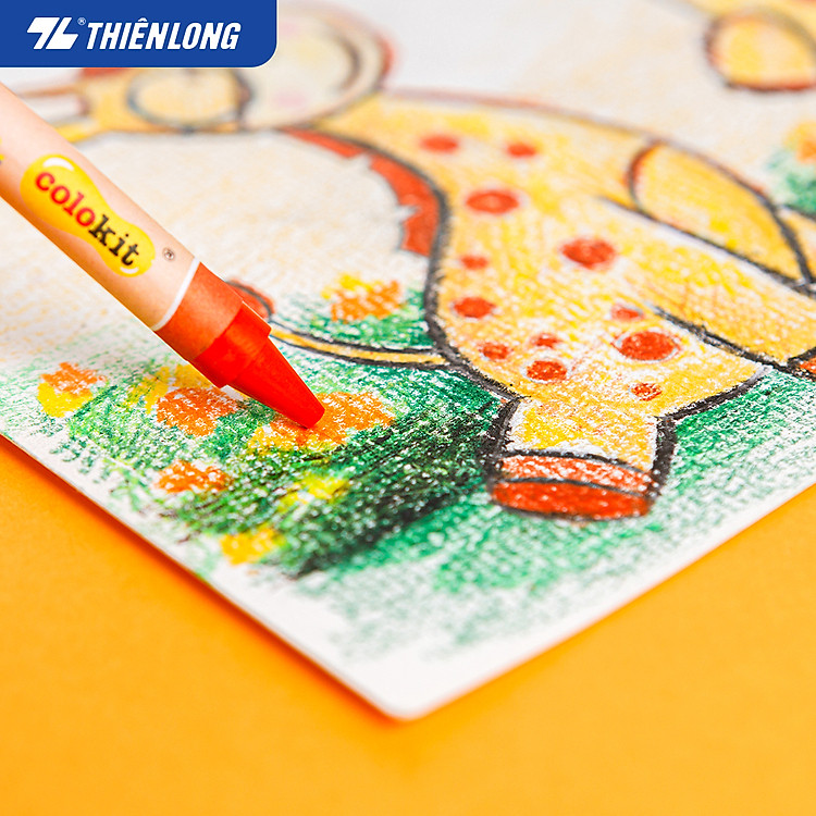 Bút Sáp Màu Thiên Long Colokit 24 Màu - Ảnh 6