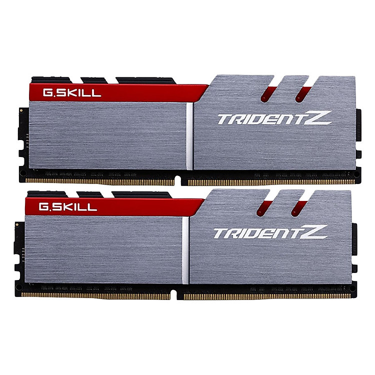 Bộ 2 Thanh RAM PC G.Skill F4-3200C16D-16GTZB Trident Z 8GB DDR4 3200MHz UDIMM XMP - Hàng Chính Hãng