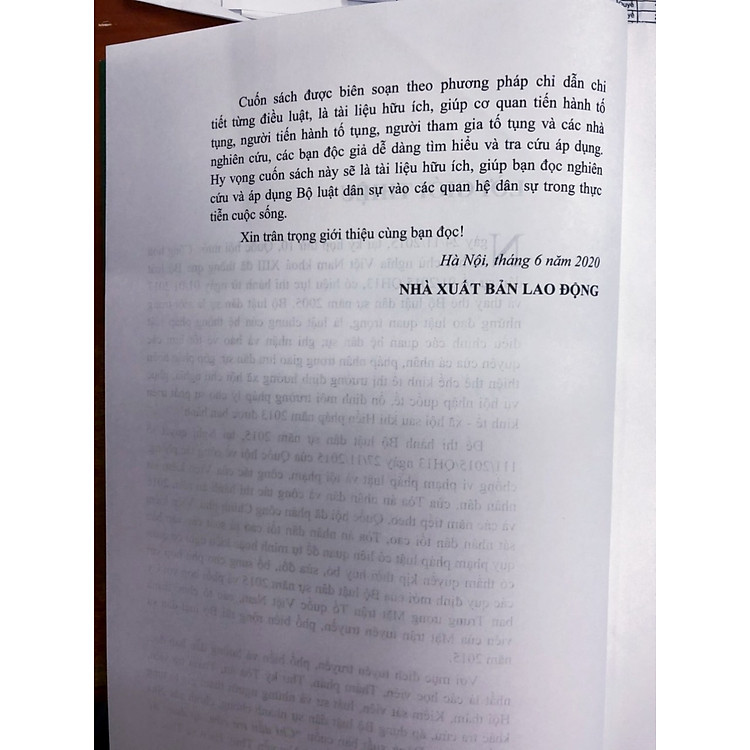 Chỉ Dẫn Tra Cứu, Áp Dụng Bộ Luật Dân Sự Năm 2015 - Ảnh 2