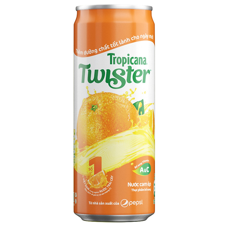 Nước Giải Khát Twister Cam 320ml