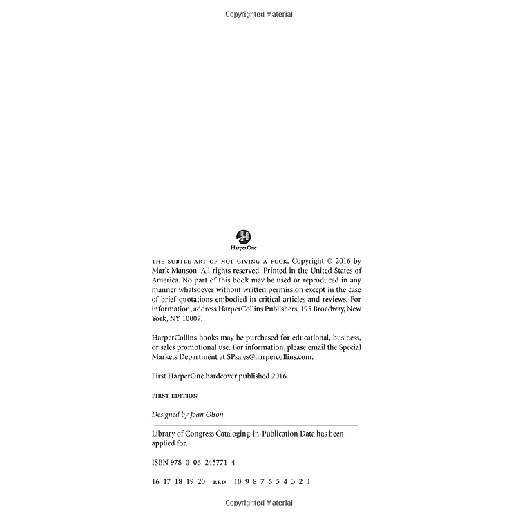 The Subtle Art of Not Giving a F*ck: A Counterintuitive Approach to Living a Good Life - Ảnh 2