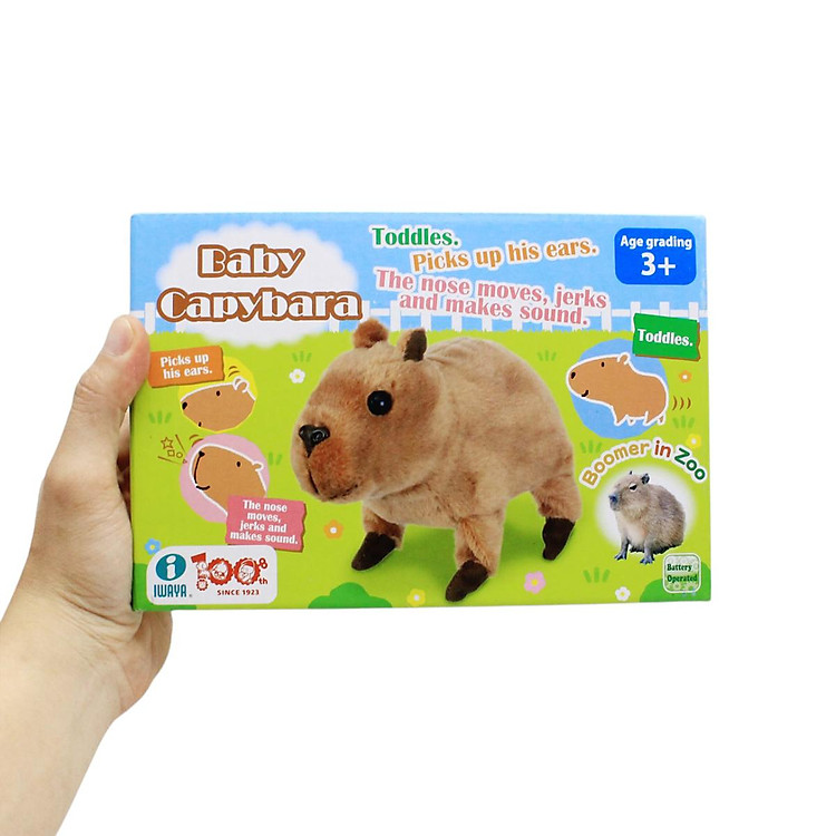 Đồ Chơi Thú Bông Baby Capybara Chính hãng Giá tốt - Hình ảnh 4