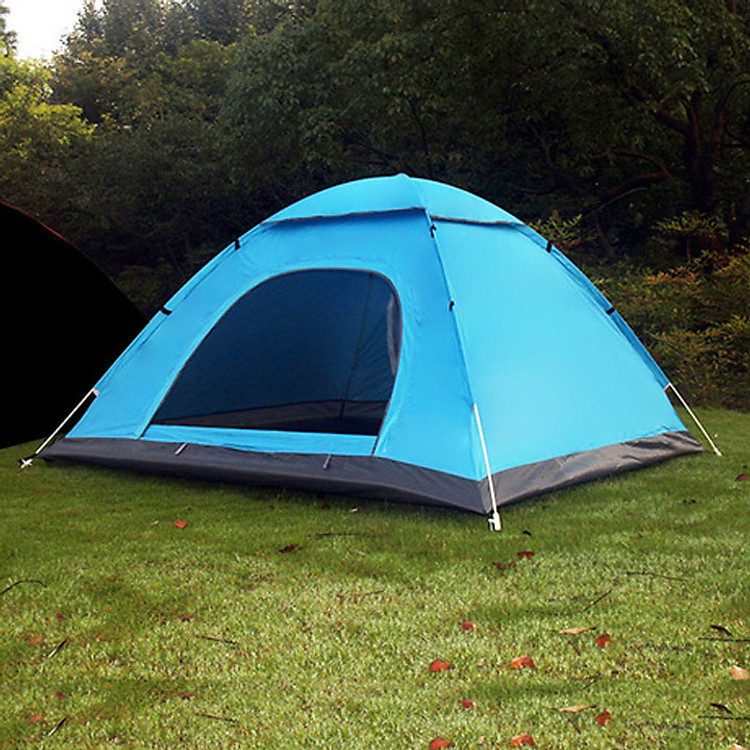 Lều Cắm Trại Lều Du Lịch Tự Bung Gấp Gọn Chống Nước 4-6 Người ( 2 x 2 x 1.35 m)