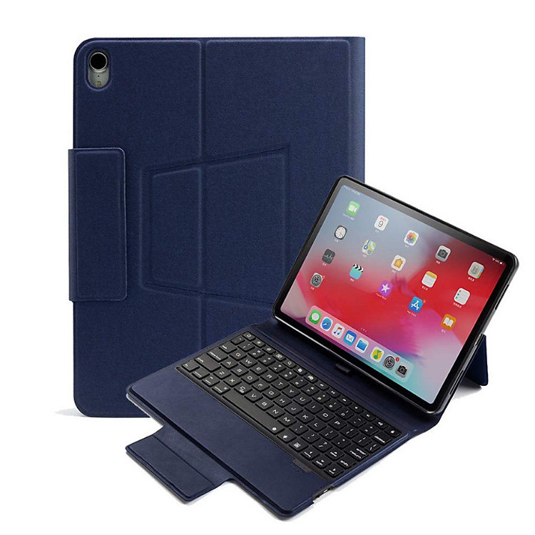 Bao da kiêm Bàn phím Bluetooth đèn LED 7 màu cho iPad pro 10.5 inch