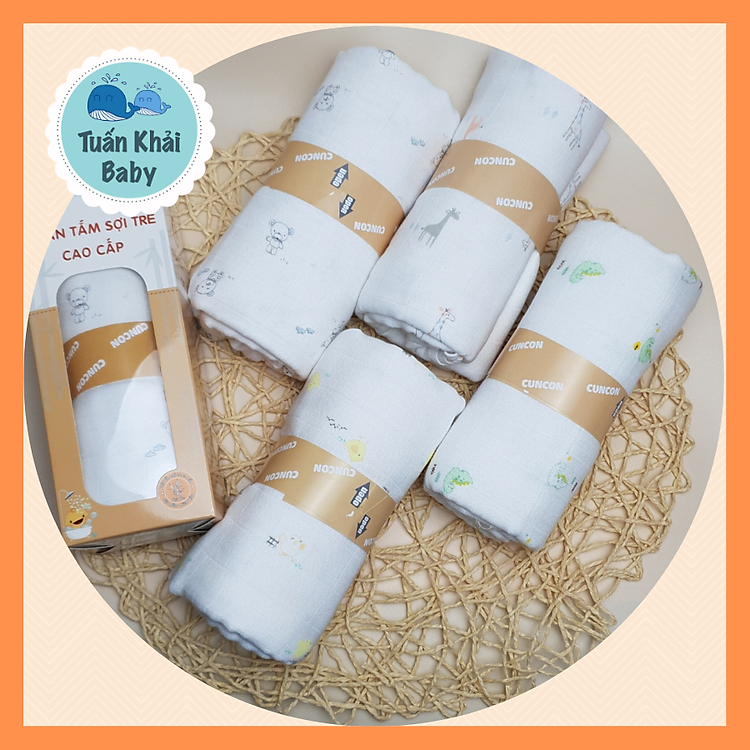 Mua Khăn tắm sợi tre cao cấp CUNCON Chính hãng Ưu đãi - Hình ảnh 5