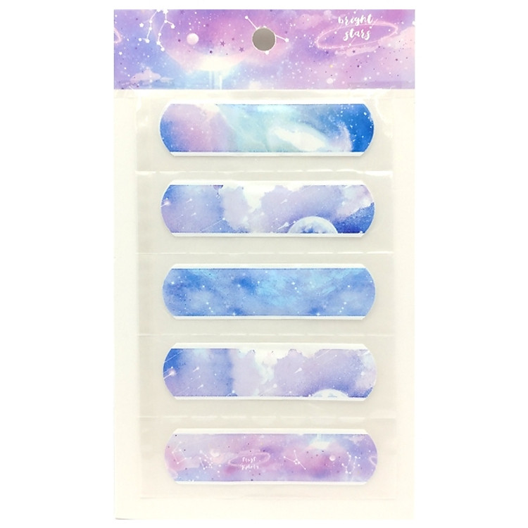 Vỉ Băng Keo Cá Nhân Hình - Mẫu 12 - Bright Stars