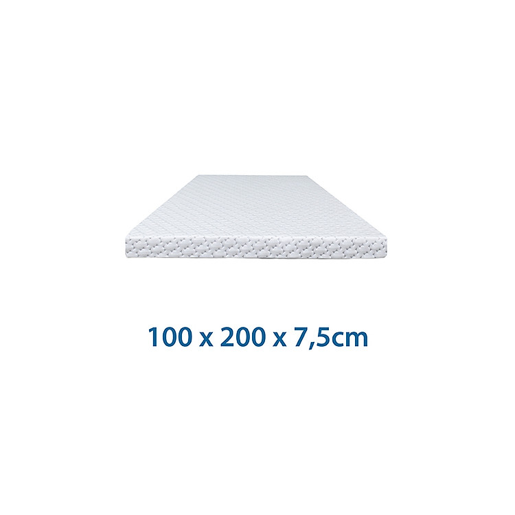 Nệm cao su thiên nhiên Kymdan Deluxe 100 x 200 x 7,5cm SFM