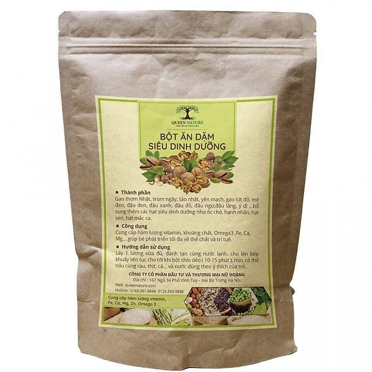 Bột ăn dặm Queen Nature