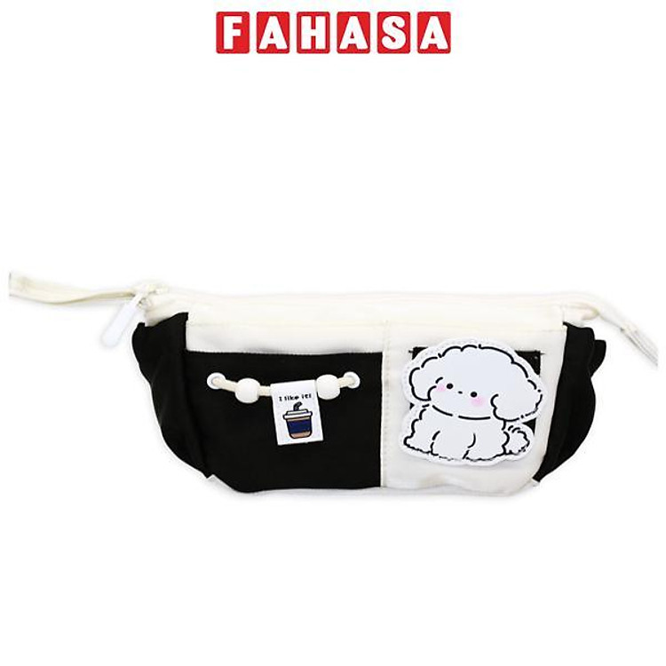 Bóp Viết Vải Cún Shunde 8140 – Màu Đen