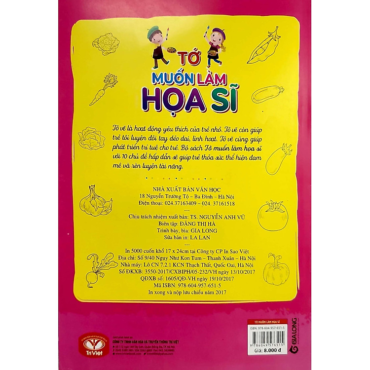 Tớ Muốn Làm Họa Sĩ 7 – Rau Củ