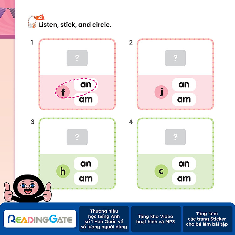 DODO ABC WORKBOOK - PHONICS 5 READING GATE Cho Bé Từ 5 Đến 8 Học Ngữ Âm, Đánh Vần Tiếng Anh - Ảnh 4