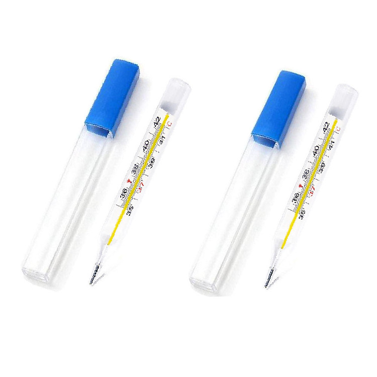 Bộ 2 Nhiệt Kế Thủy Ngân Cho Bé Và Người Lớn