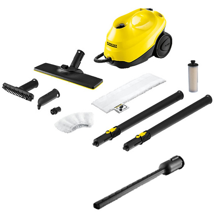 Combo Máy làm sạch bằng hơi nước Karcher SC 3 EasyFix và thanh giặt hơi nước