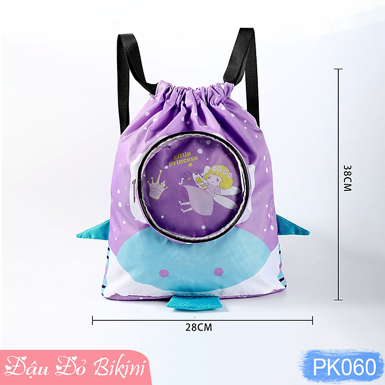 Túi đựng đồ đi bơi, đi biển cho bé trai bé gái, có 2 ngăn khô & ướt riêng biệt, chống nước, ngăn kính chống xước, giá tốt | PK060