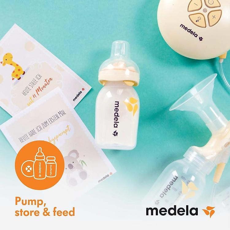 Bộ 3 bình trữ sữa Medela 150ml Uy tín Tiết kiệm - Hình ảnh 2