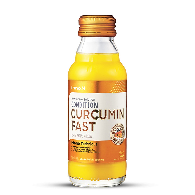 Nước tinh nghệ Nano Curcumin Condition Curcumin Fast hỗ trợ bảo vệ và tăng cường chức năng dạ dày 100ml