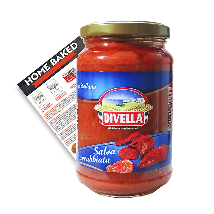 Sốt Mỳ Spaghetti Arrabbiata Divella 340g – Salsa Arrabbiata Sauce