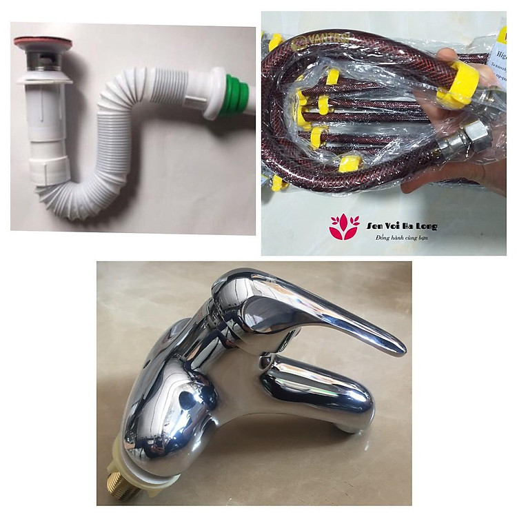 Vòi chậu rửa mặt 2 lỗ NÓNG LẠNH Bộ vòi chậu rửa mặt 2 lỗ NÓNG LẠNH- HÀNG ĐẸP