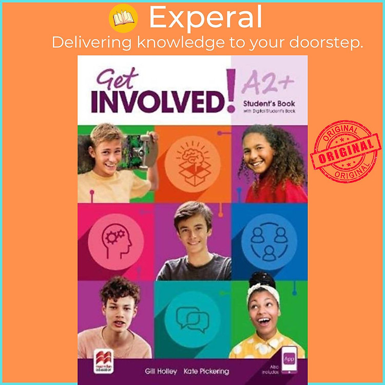 Sách - Get Involved! A2+ Student's Book with Student's App and Digital Student by Kate Pickering (UK edition, paperback)