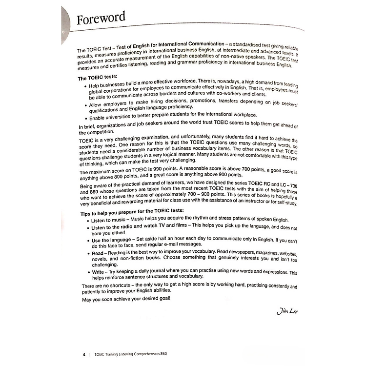 TOEIC Training Listening Comprehension 860 - Ảnh 2