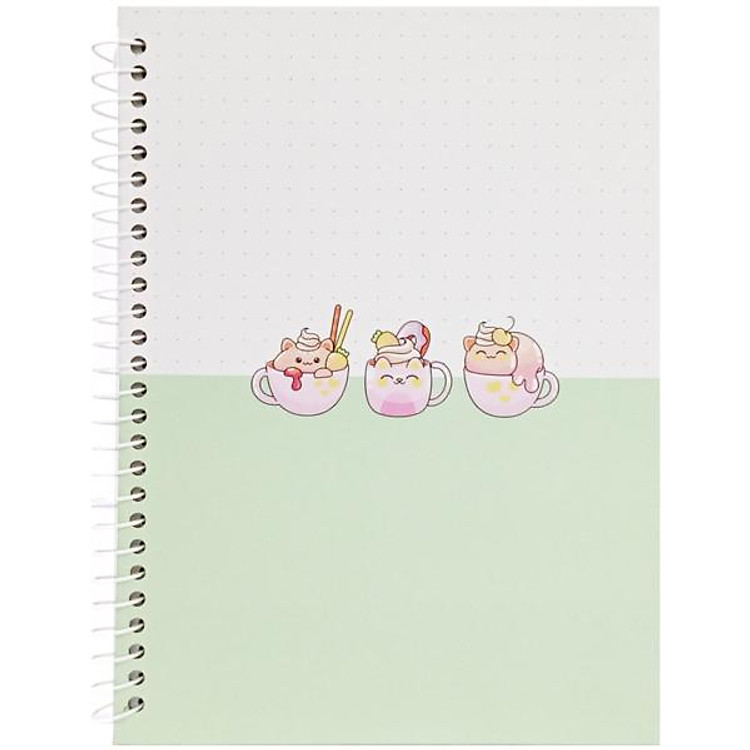 Sổ Lò Xo Teen Không Kẻ (80gsm) – Màu Xanh Lá