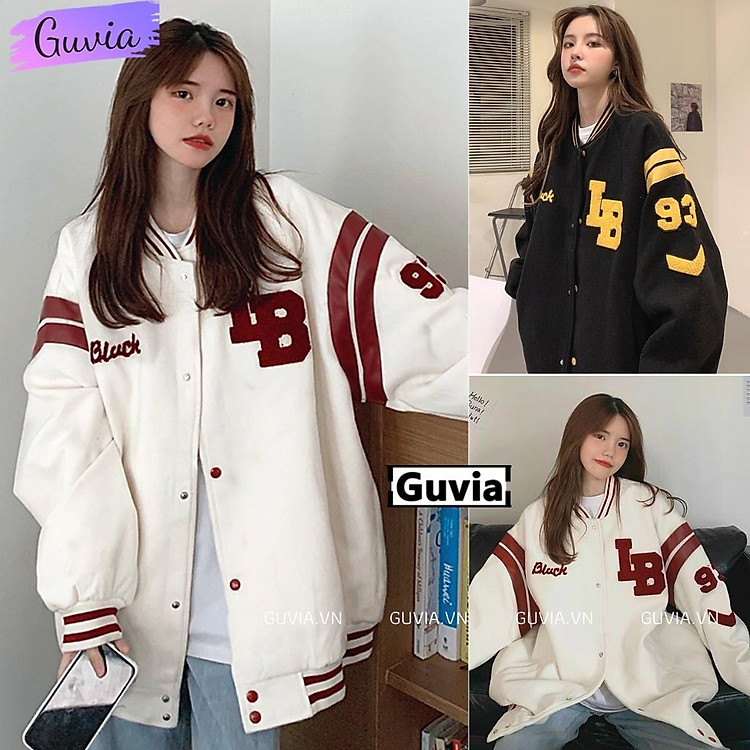 Áo Khoác Bomber Nỉ LB Nam Nữ Form Rộng Vải Nỉ Hình In Đẹp