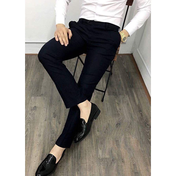Quần Tây Nam Đen Chất Đẹp DEN52 - Đen