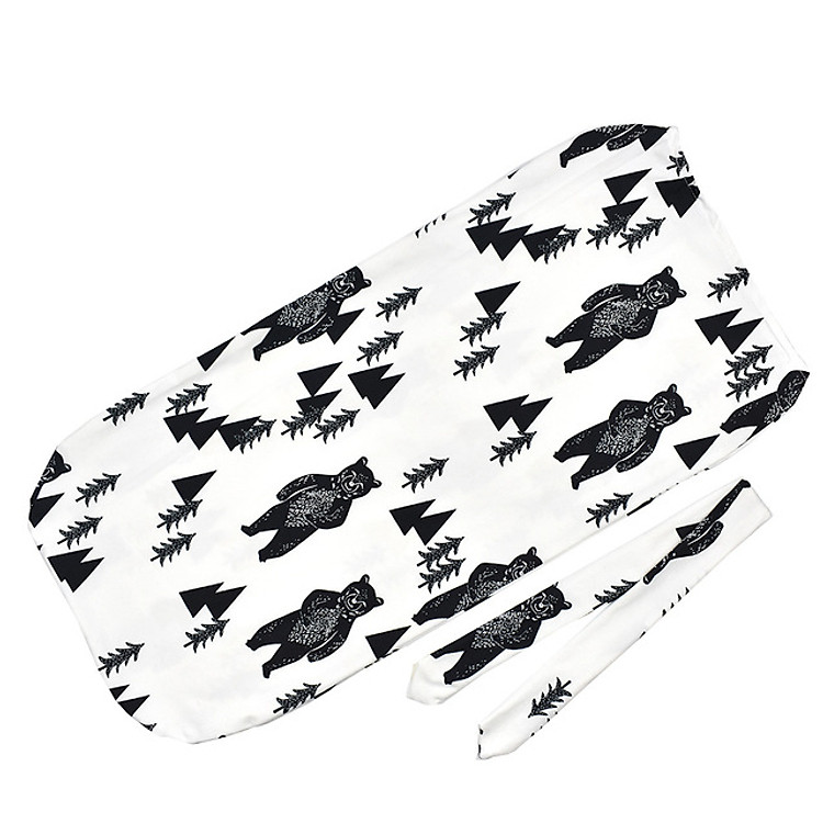 Quấn chũn, nhộng cho bé ngủ không bị giật mình,giúp bé sâu giấc họa tiết